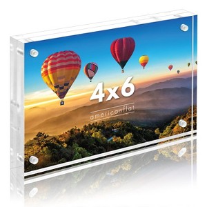 Americanflat Acrylic Picture Frame - Scratch Resistant with Magnetic Corners & Freestanding for Tabletop - 1 of 4
