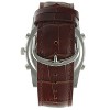 TIMETECH Men's Analog/Digital Multi-Function Weekend Sport Watch with Leather Band, Brown - 4 of 4