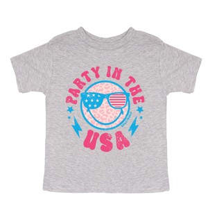 The Juniper Shop SmileyWorld Party In The USA Toddler Short Sleeve Tee - 1 of 4