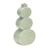 Sagebrook Home Stacked Circle Ceramic Vase - Contemporary Creative Abstract Vase for Home or Office Decorative - 2 of 4