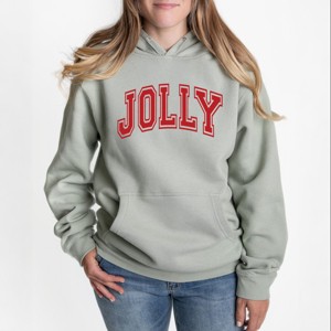 Simply Sage Market Jolly Varsity Thick Outline Hoodie - 1 of 3