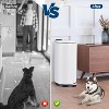 8 Gallon Round Trash Can, 30L Modern Garbage Can with Soft Close Lid and Foot Pedal - 2 of 4