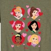Girls' - Disney Princess - Princess Heart Grid Short Sleeve Graphic T-Shirt - 2 of 4