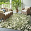 Captiv8e Designs Navarre Layered Tropical Palm Leaves Green/Ivory Indoor/Outdoor Area Rug - 2 of 4