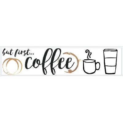 But First Coffee Sticker for Sale by mounadesigns
