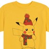 Boys' - Pokémon - Pikachu Snowy Christmas Outfit Short Sleeve Graphic T-Shirt - 2 of 4