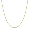 Black Bow Jewelry 1.75mm 10k Yellow Gold Diamond Cut Solid Rope Chain Necklace - 3 of 4