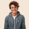Dalix Astronaut Embroidered Hoodie Fleece Sweatshirt Zip Front Mens - 4 of 4