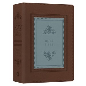 The KJV Study Bible - Large Print - Indexed [teal Inlay] - by  Barbour Bibles (Leather Bound) - 1 of 1