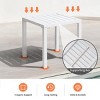 Pellebant Outdoor End Table Aluminum Square Patio Side Table - 3 of 4