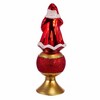 Tree Topper Finial 8.25" Red Santa Tree Topper Free Standing  -  Tree Toppers - 2 of 3