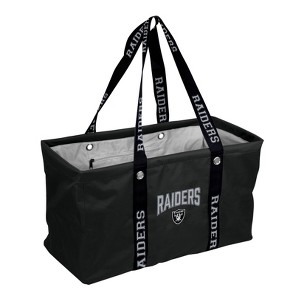 NFL Las Vegas Raiders Picnic Tote: Sports Pattern Polyester Bag - 1 of 1