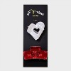 Girls' 2pk Heart and Bow Claw Clip Set - art class™ Red/Ivory - 2 of 3
