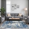 Washable Area Rugs, Large Modern Abstract Living Room Rug Soft Anti-Skid Thin Carpet Indoor Floor Carpets for Bedroom Dining Nursery Home Office - 2 of 4
