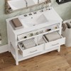 Bella Depot 36'' Bathroom Vanity with Ceramic Sink Tip-Out Tray and 2 Full-Extension Drawers - 2 of 4