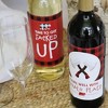 Big Dot of Happiness Lumberjack - Channel the Flannel - Buffalo Plaid Decorations for Women and Men - Wine Bottle Label Stickers - Set of 4 - 2 of 4