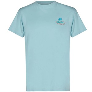 Mad Pelican Ocean Vibes Surfer Perfection Graphic T-Shirt - Crystal Blue - 1 of 2