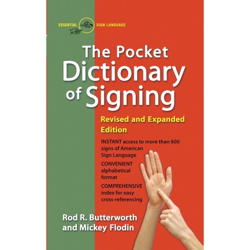 The Pocket Dictionary Of Signing   By Rod R Butterworth & Mickey