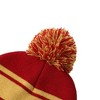 Anna-Kaci Winter Knit Beanie with Pom and Stripe Design Warm Stretchy Hat for Cold Weather - 3 of 4