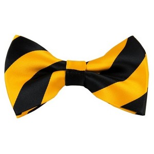 Men's 2.75 W And 4.75 L Inch With Pre-Tied College Stripe Bowtie - 1 of 3