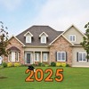 Big Dot of Happiness Orange 2025 Graduation Party Yard Signs - Outdoor Lawn Decorations - 2025 - 3 of 4
