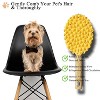 BABYYER Cat Brush for Shedding Dog Brush Hair Cleaning Comb Bath Massage Tool for Shedding & Grooming, Remove Loose Hair - 2 of 4