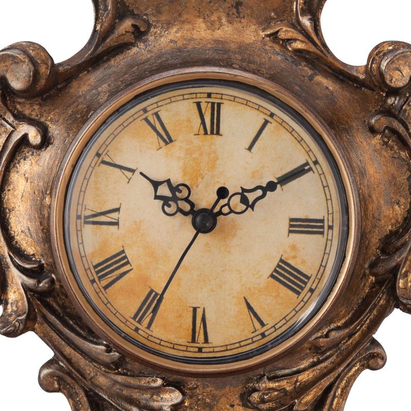 Kensington Hill Taryn Vintage Style 16 1/4" High Table Clock, 3 of 8