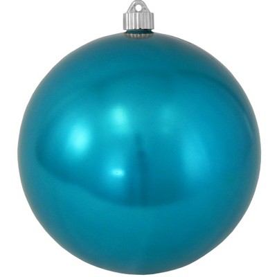 Christmas by Krebs Shiny Tropical Blue Shatterproof Christmas Ball Ornament 8" (200mm)