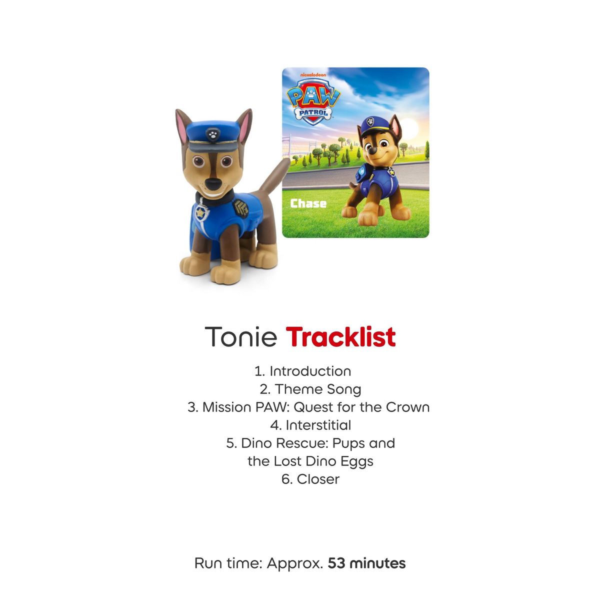 tonies PAW Patrol: Chase Toniebox 2 Starter Set - Sunset Red - thumbnail 6