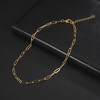 Paperclip Chain Necklace or Bracelet for Women or Men Stainless Steel Ginger Lyne Collection - 2 of 4