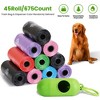 iMountek "45 Rolls 675 Count Dog Waste Bags with Dispenser, Leakproof, Unscented, Durable Poop Bags" MultiColor - 3 of 4