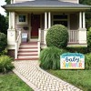 Big Dot of Happiness Colorful Baby Shower - Gender Neutral Party Yard Sign Lawn Decorations - Welcome Baby Party Yardy Sign - 3 of 4