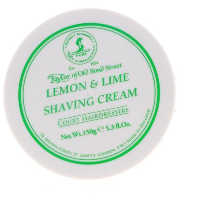 Taylor of Old Bond Street Shaving Cream Bowl, Lemon & Lime, 5.3 oz