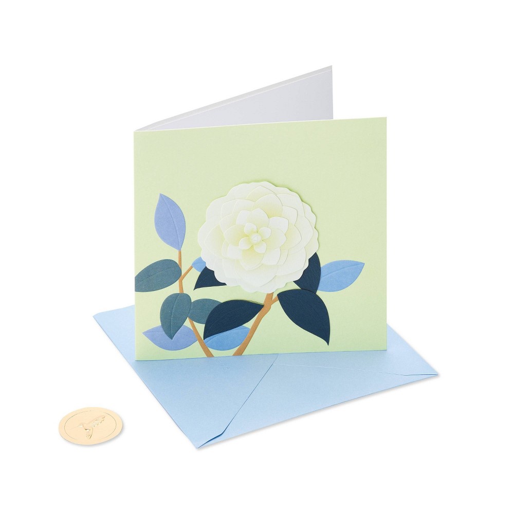 Photos - Envelope / Postcard White Rose Card - PAPYRUS