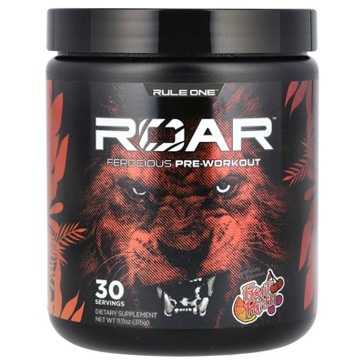 Rule One Proteins Roar, Ferocious Pre-Workout, Fruit Punch, 11.11 oz (315 g)