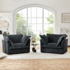 2-Piece Corduroy Armchair Set with Deep Seats - 2 of 4