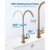 VEVOR Stainless Steel Faucet, Lead-Free Water Purifier Faucet, Filter Water Faucets With Solid Brass Valve, Anti-Rust, Gold - 4 of 4