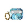 SaharaCase Marble Case for Apple AirPods 3 (3rd Generation) Blue/Gold (HP00083) - 2 of 4