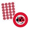 Big Dot of Happiness Happy Little Ladybug - Baby Shower or Birthday Party Circle Sticker Labels - 24 Count - 2 of 4