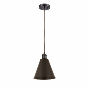 Ballston Cone - 1 Light Mini Pendant In Industrial Style-11.75 Inches Tall and 8 Inches Wide - 1 of 1
