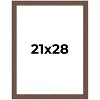 PosterPalooza | 21x28 Wide Barnwood Picture Frame, UV Acrylic, 6 Finishes - Grey, Brown, White, and Black - 2 of 4