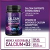 Calcium Supplement 1200 mg Plus Vitamin D3, For Bone Health, Dietary Supplement - 120 Tablets - 4 of 4