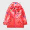 Toddler Girls' Heart Printed Clear Rain Jacket - Cat & Jack™ Pink - 4 of 4