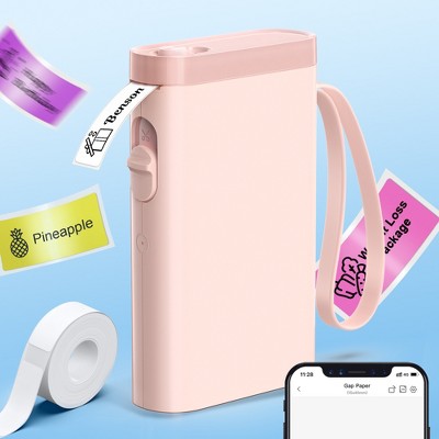 FLEXYVA Label Maker Machine with Tape, Nelko P21 Portable Bluetooth Label Printer, Mini Label Makers with Multiple Templates for Office Home