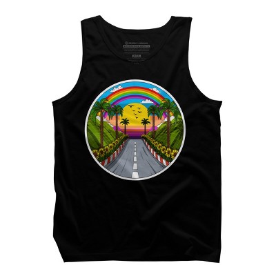 Men's Design By Humans Summer Road Trip By underheaven Tank Top