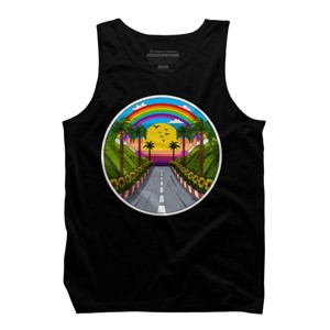 Men's Design By Humans Summer Road Trip By underheaven Tank Top - 1 of 2
