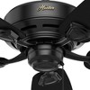Hunter Fan 48" Sea Wind Damp Rated Ceiling Fan and Pull Chain Matte Black - 4 of 4