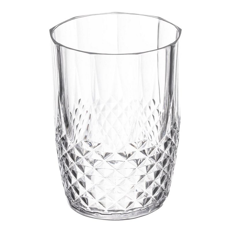 Smarty Had A Party 16 oz. Clear Stripe Round Disposable Plastic Tumblers (48 Tumblers), 1 of 2