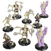 8 Painted Fantasy Skeleton Mini Figures- All Unique Designs- 1" Hex-Sized Compatible with DND Dungeons and Dragons & Pathfinder and All RPG Tabletop - 2 of 4