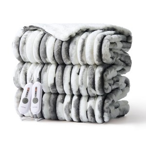 GustoWave Electric Heated Throw Blanket, Velvet Soft Fast Heating Blankets Throw, Machine Washable, Overheat Protection - 1 of 4